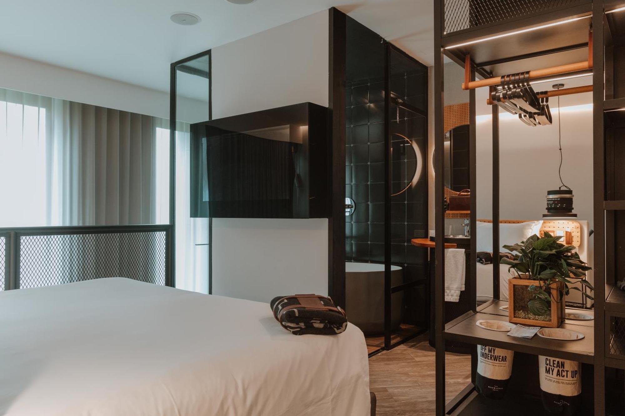 The Click Clack Hotel Medellín Exterior foto A room at the hotel