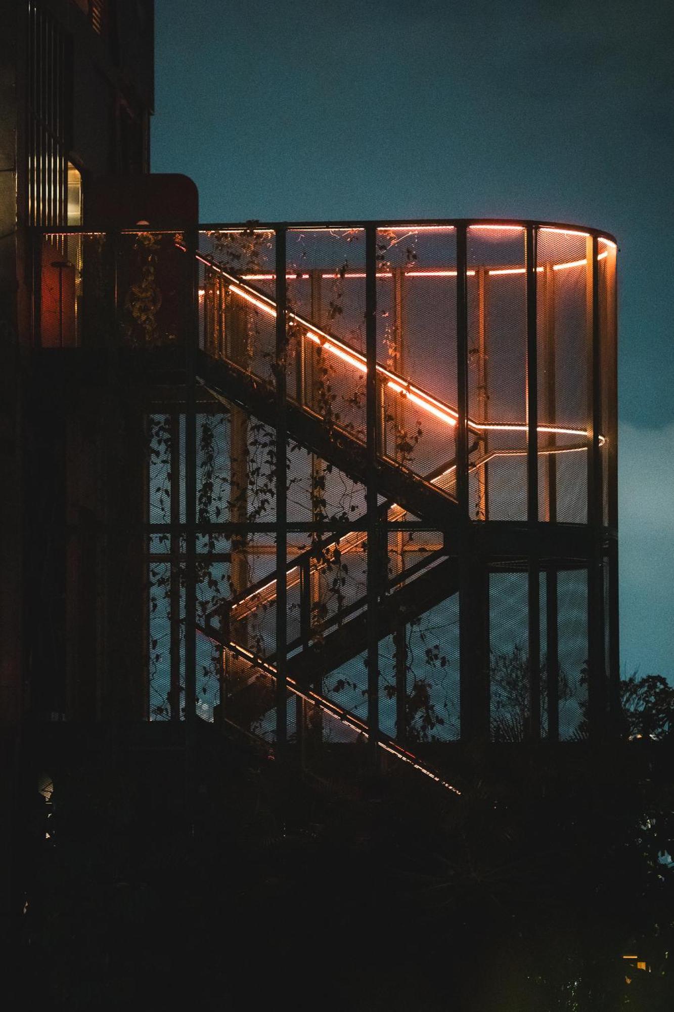 The Click Clack Hotel Medellín Exterior foto The staircase at the top of the observation tower